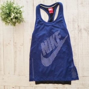 Nike Double Layer Mesh Swoosh Just Do It Tank Top